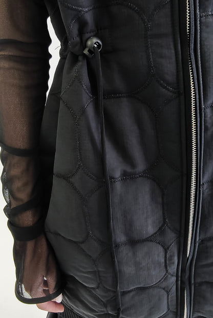 Quilted Gilet Black
