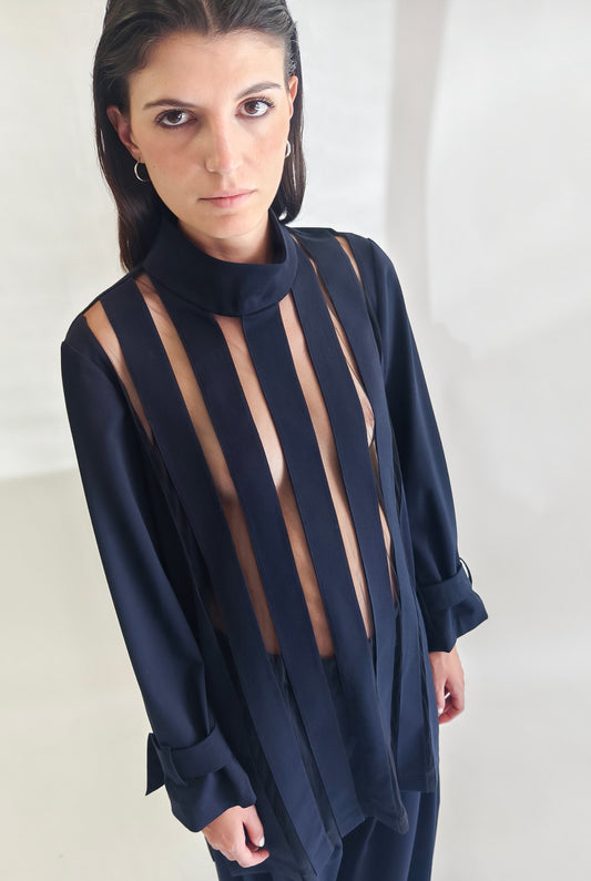Maxi Stripes Blouse