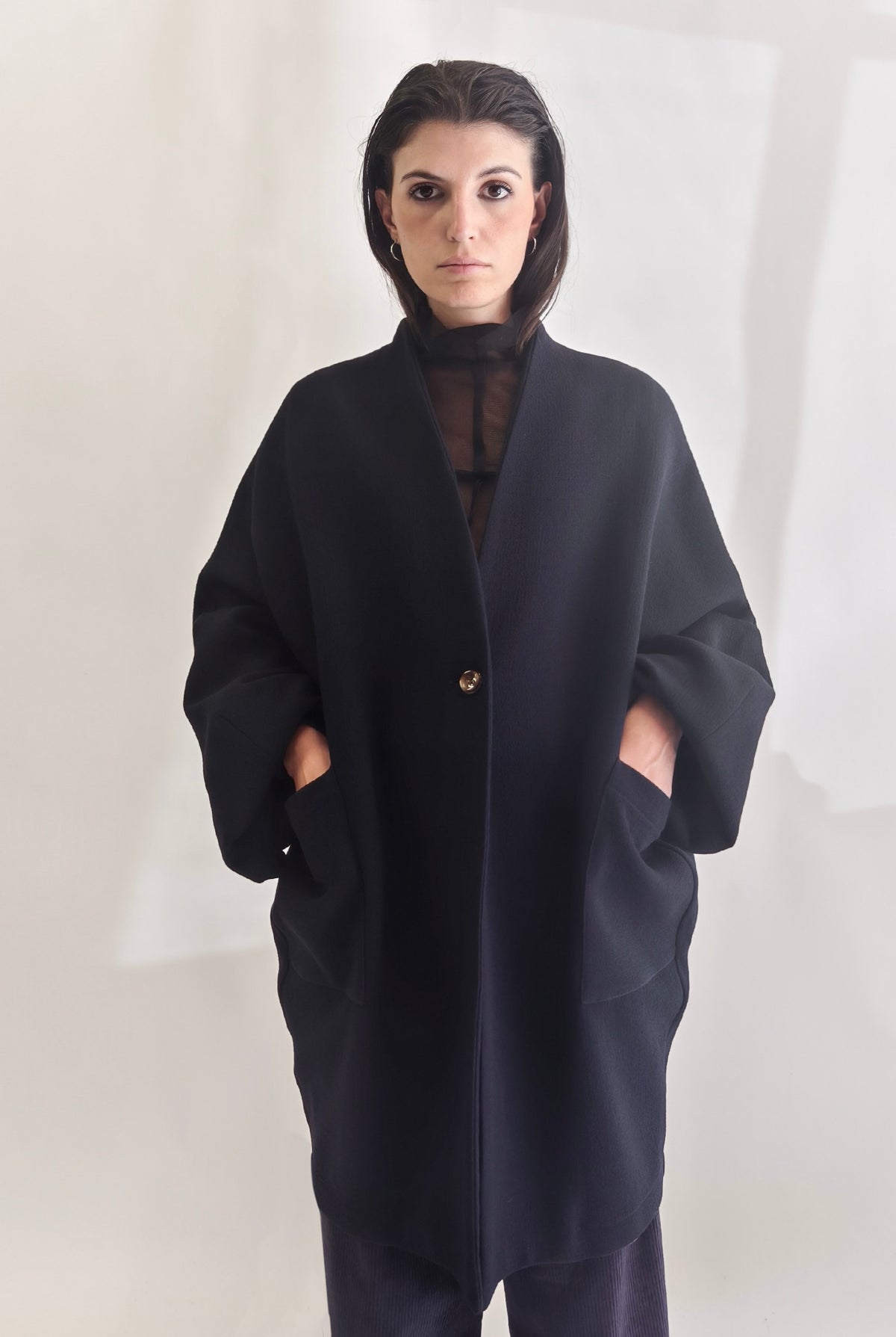 Midi Coat Blue
