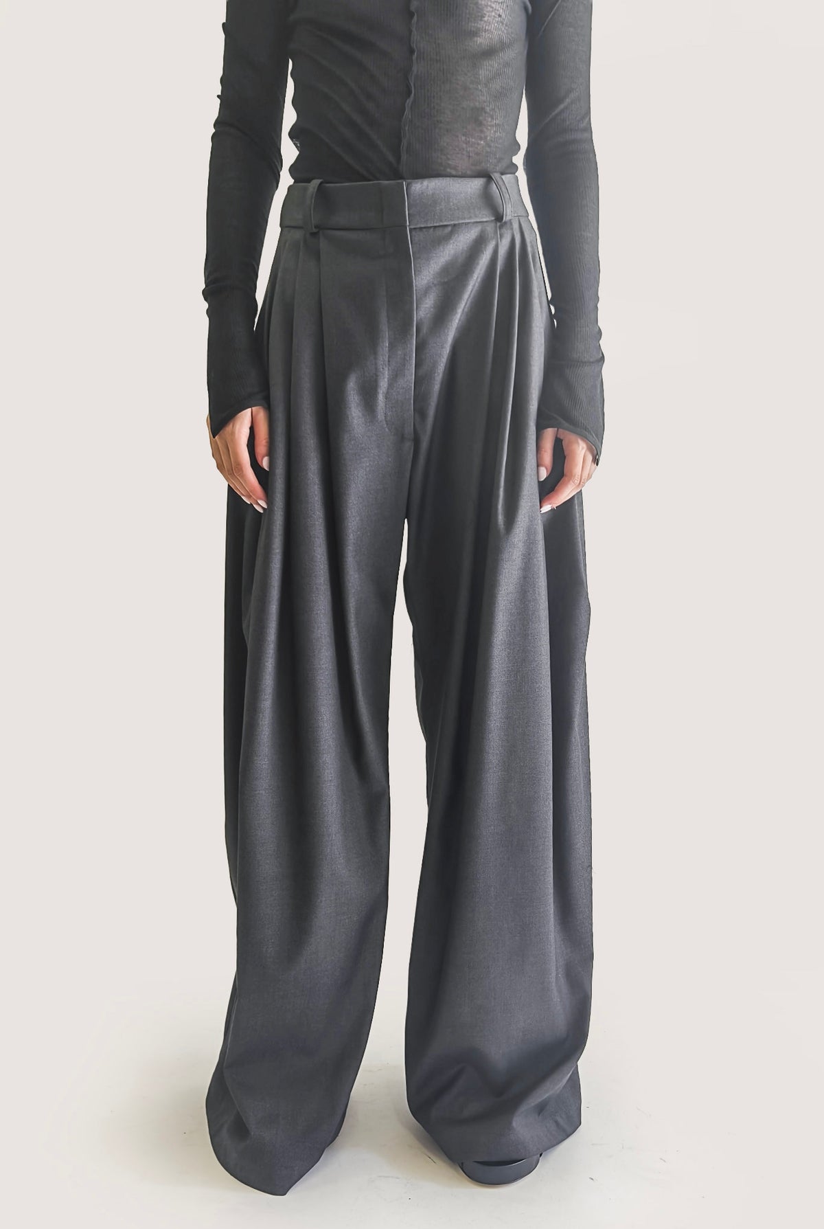 Pant Wide-Leg Grey