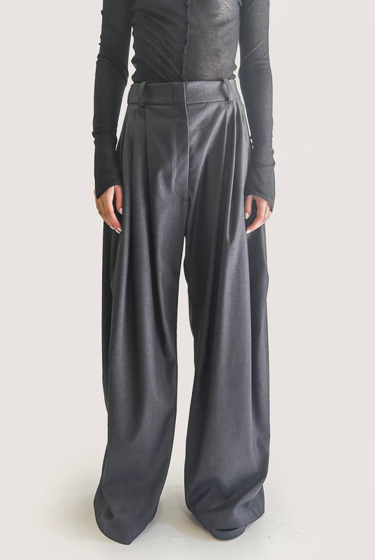 Pant Wide-Leg Grey