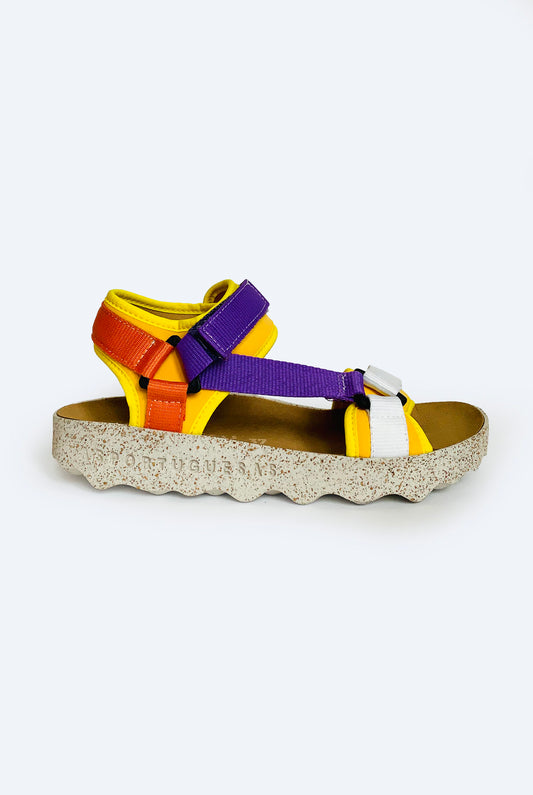 Velcro Sandals Multicolor Yellow