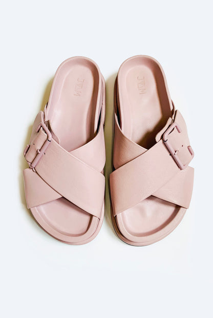 Stripes Sandal Pink