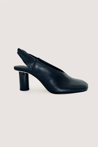 Dez- Twist Detailed Cylinder Heel Slinback