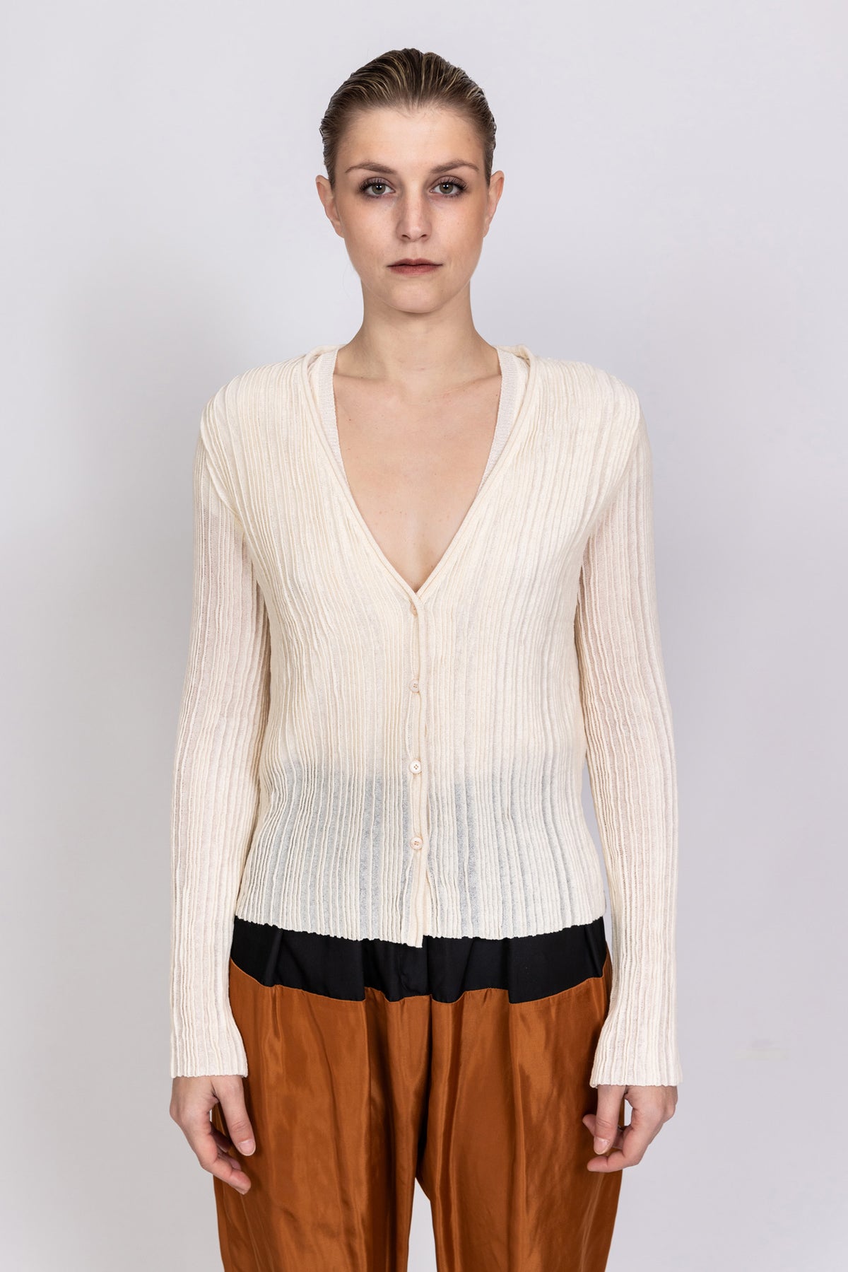 Cardigan tricot di cotone