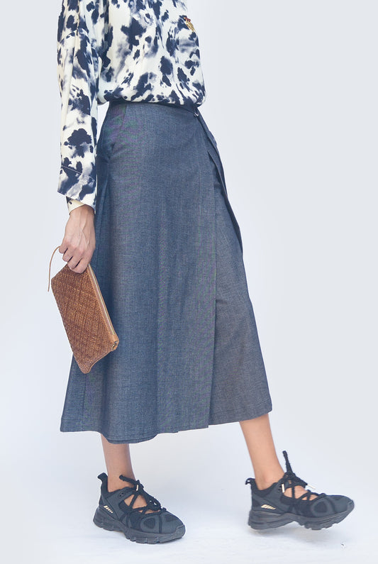 Skirt Cropped Pants
