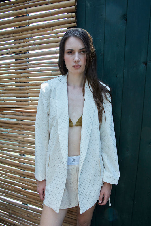 Gold Pois Blazer