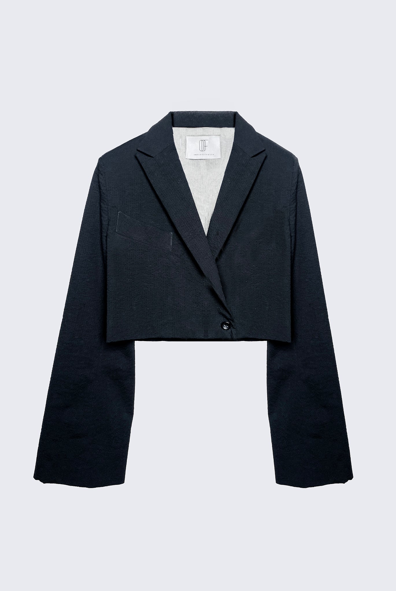 Cropped Black Blazer