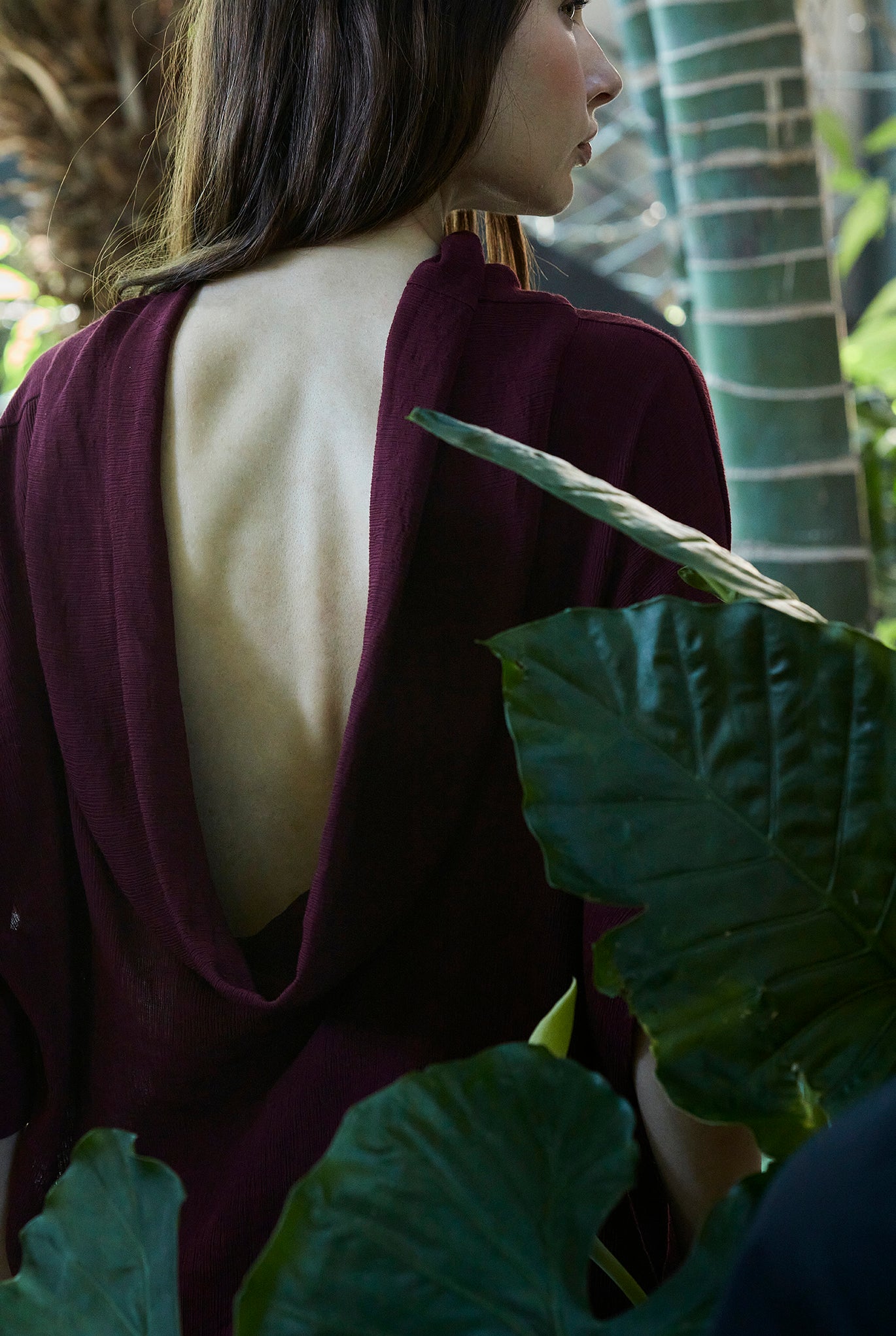 Burgundy Blouse