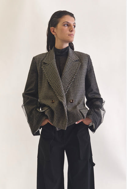 Pied-de-Poule Blazer