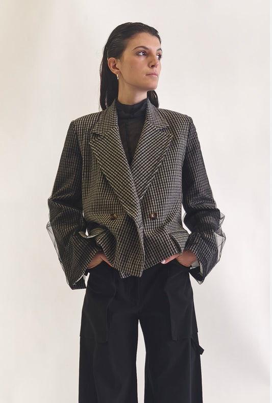 Pied-de-Poule Blazer