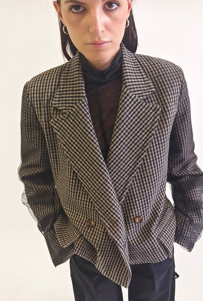 Pied-de-Poule Blazer