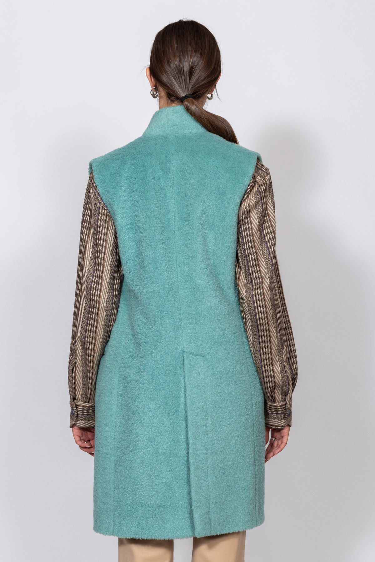 Gilet in eco-velour