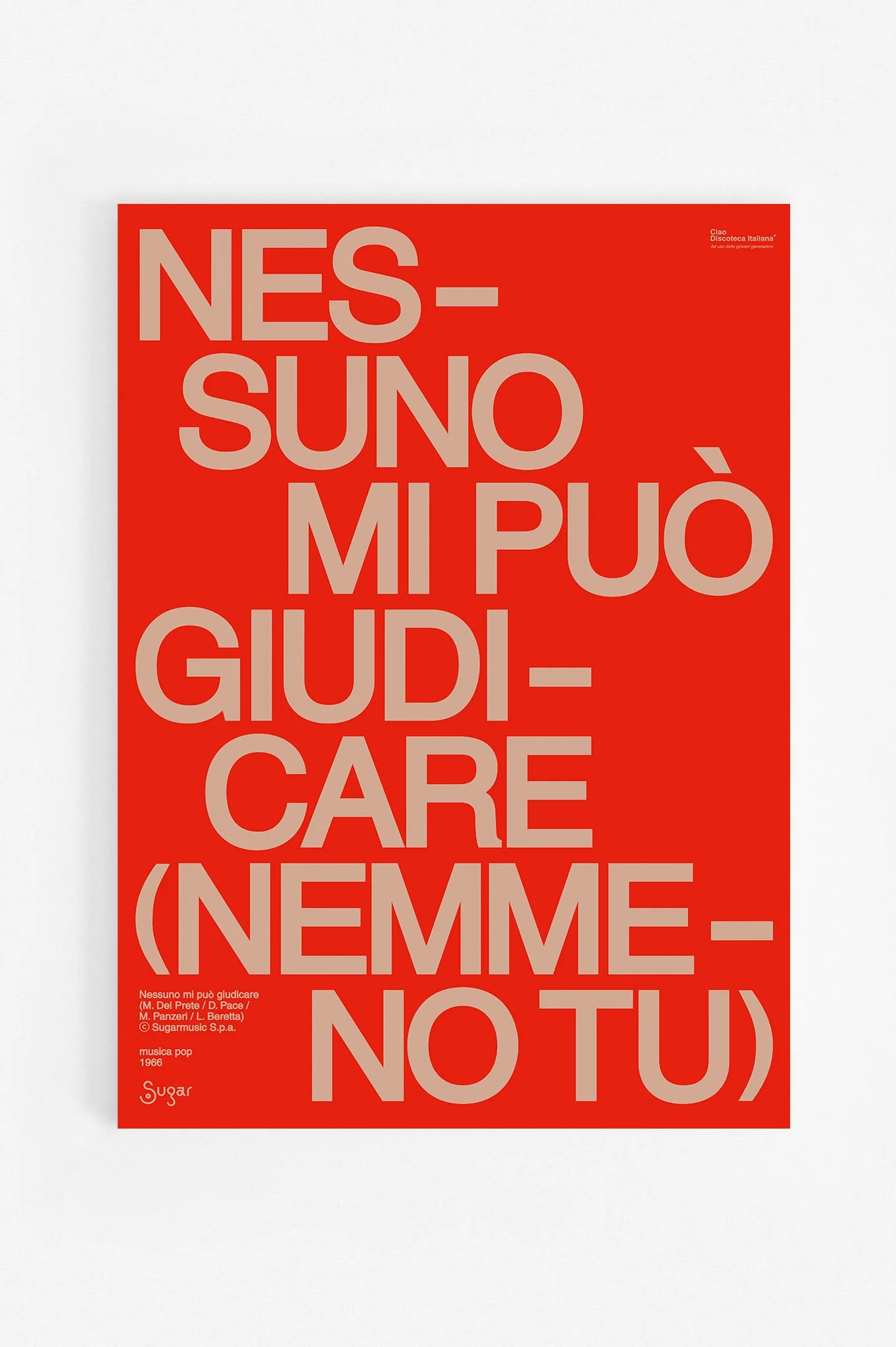 Nessuno mi può giudicare-Poster