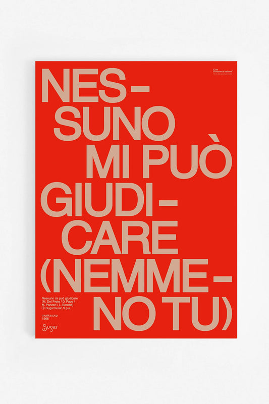 Nessuno mi può giudicare-Poster