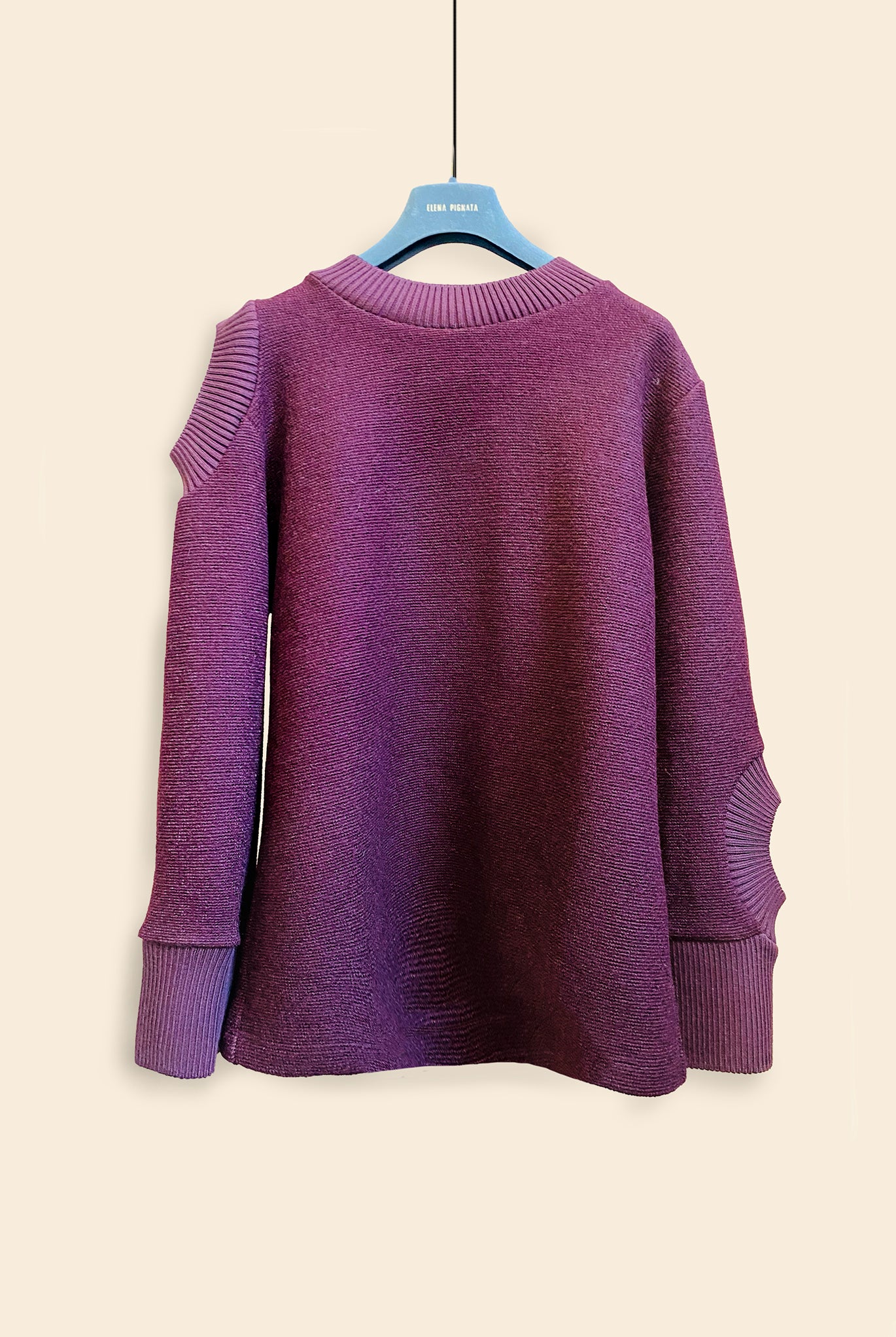 Maglia oblò burgundy