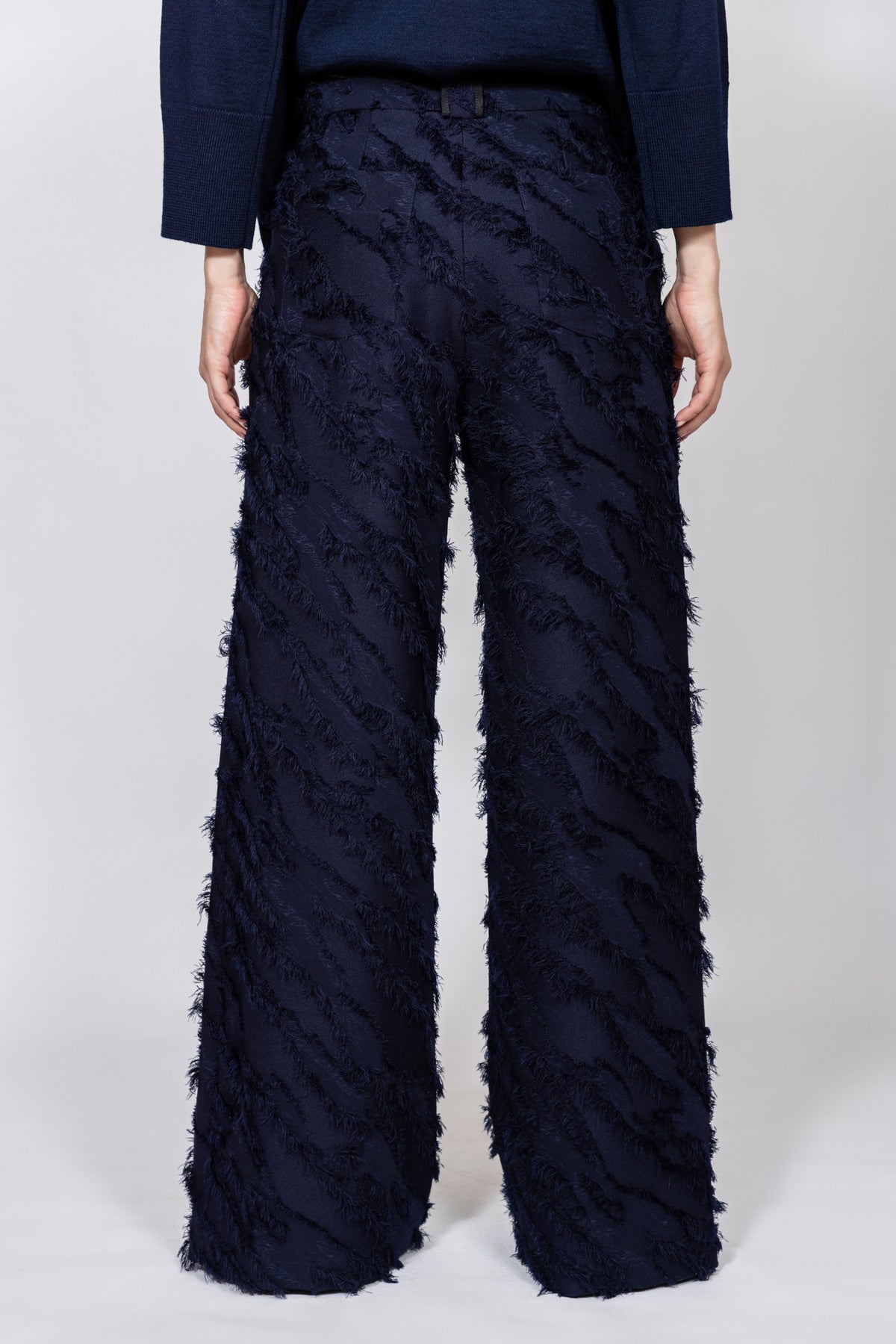 Pantalone in fil coupè blue navy