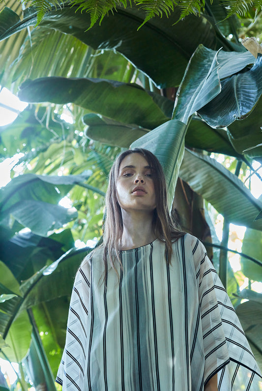 Poncho Organza