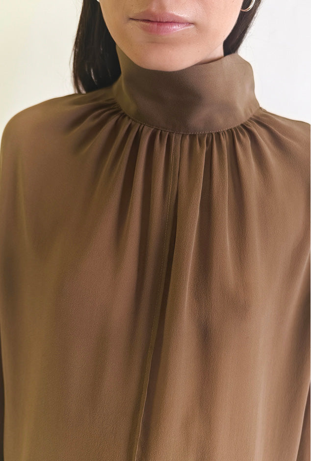 Brown Blouse