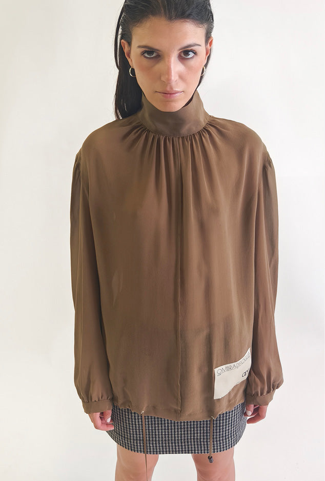 Brown Blouse