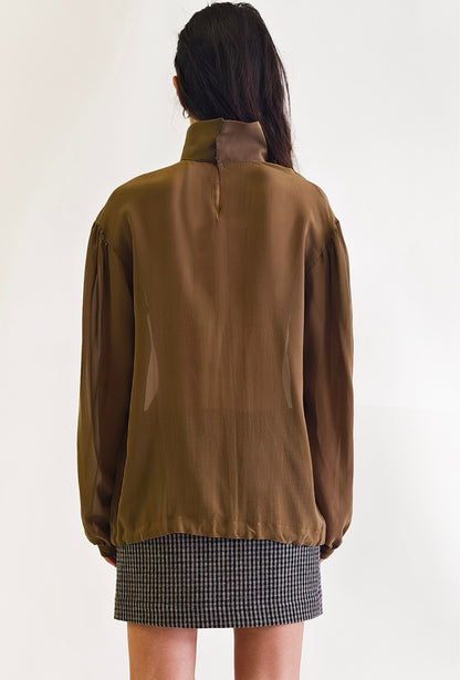Brown Blouse