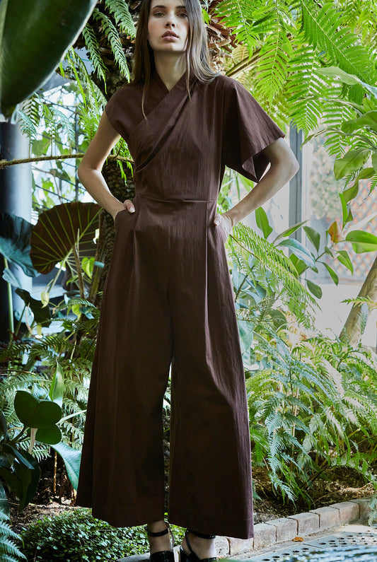Brown Jumpsuit